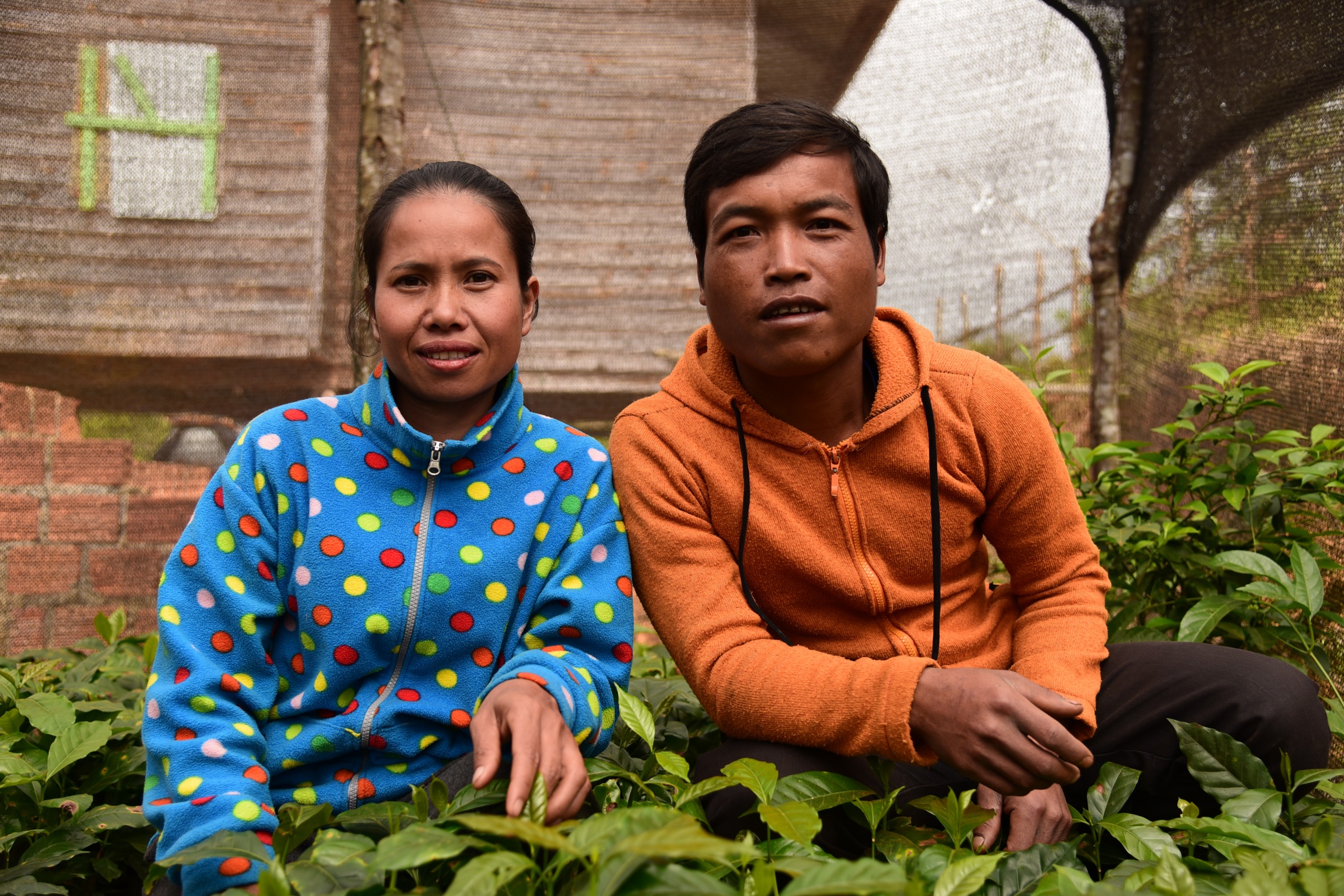 Keolaivieng with her husband