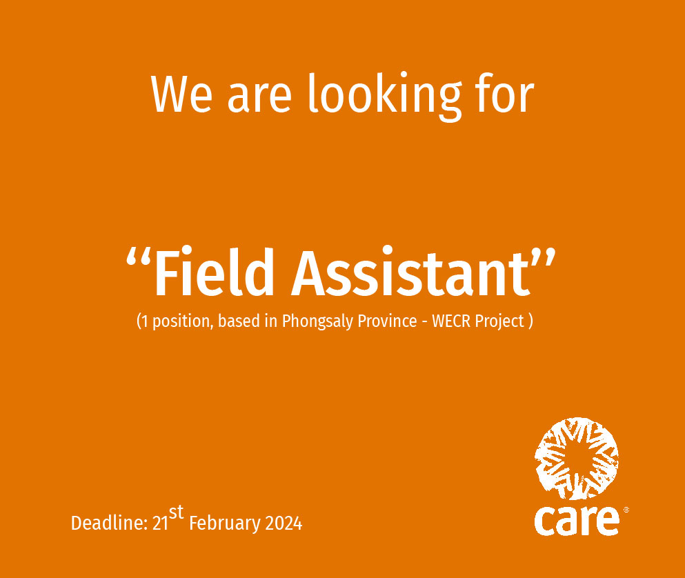 Opportunities with CARE CARE International in Lao PDR